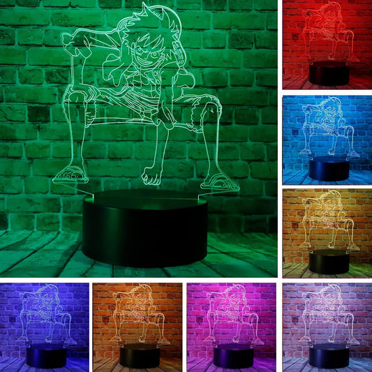 One Piece - Luffy - 3D Lamp