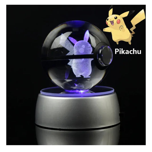 Pokemon - Pikachu - 3D Crystal ball
