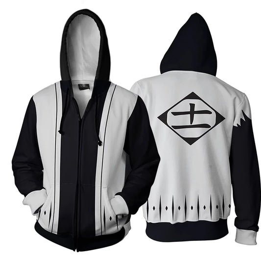 Bleach - Captain (Squad 6) Style - Hoodie (Small)