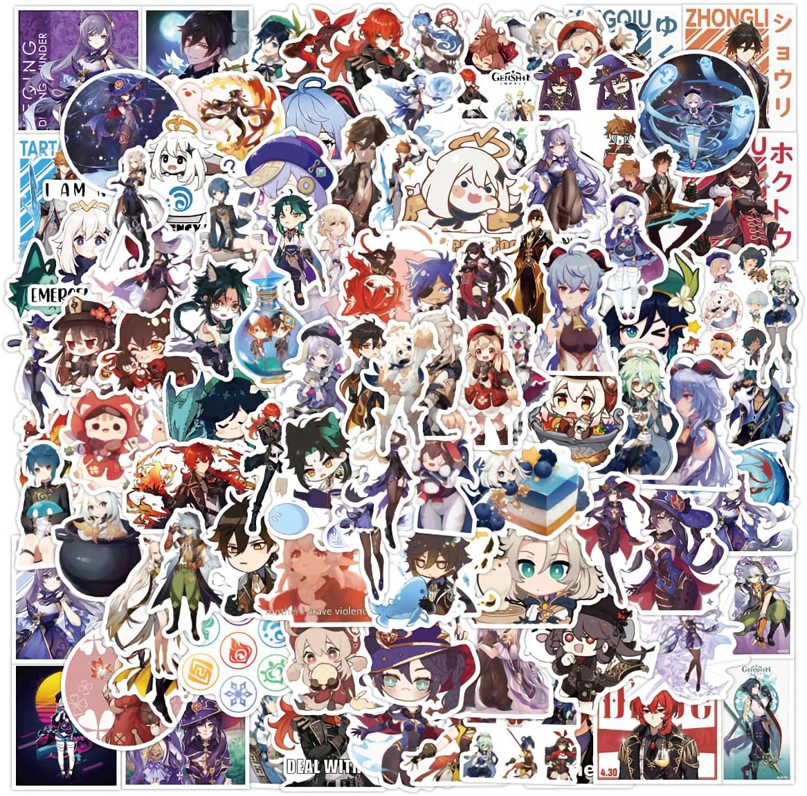 Genshin Impact - Stickers ($50 each)