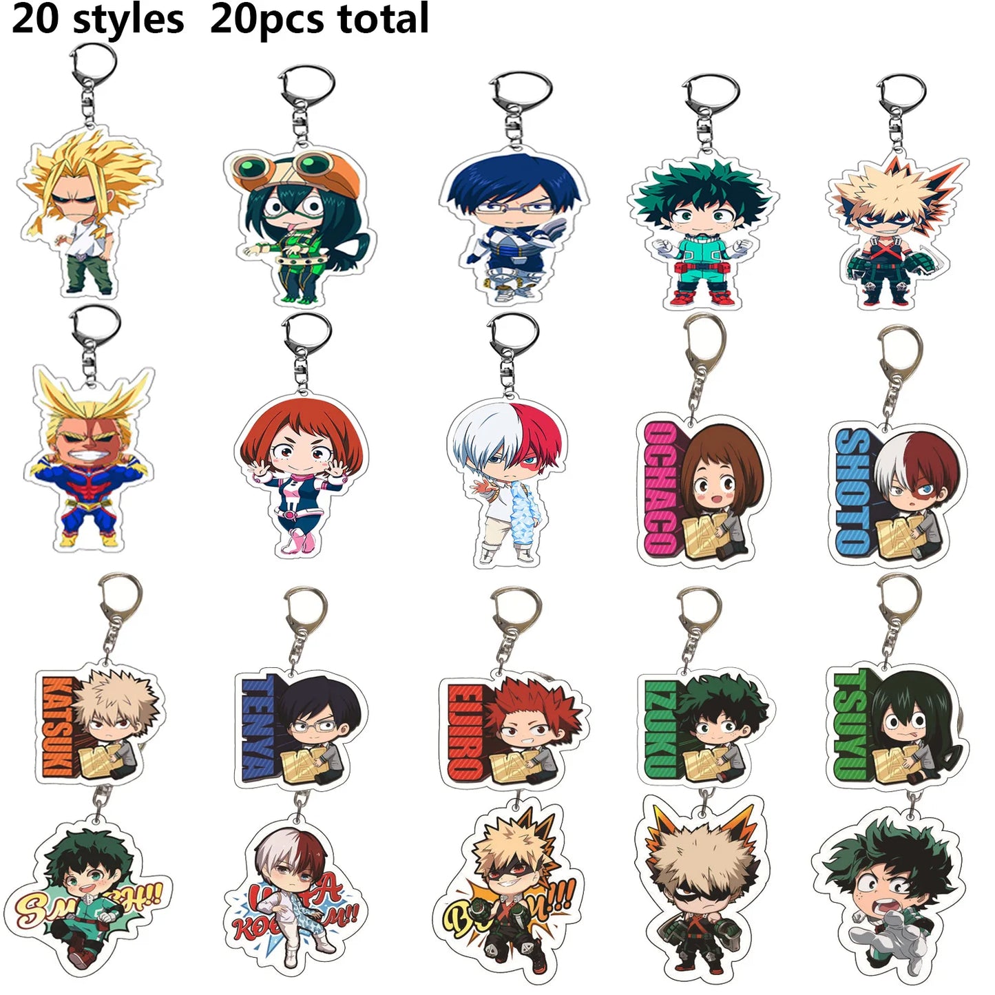 My Hero Academia - Keychain ($500 Each)