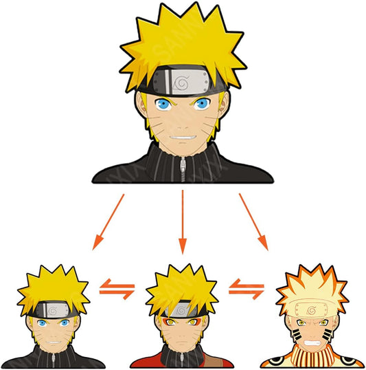 Naruto - Naruto - 3D Car Sticker