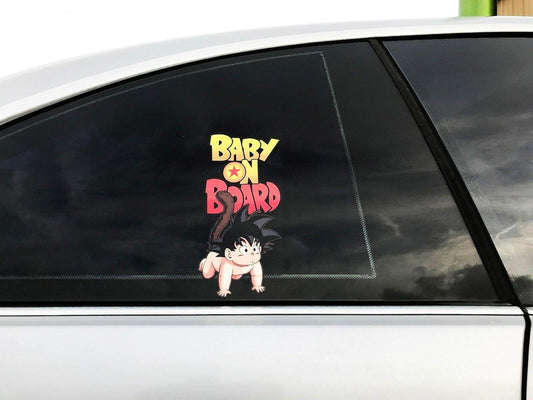 Dragon Ball Z - Goku Baby on Board - Car Sticker