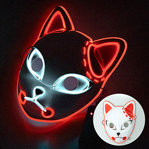 Demon Slayer - LED Fox Mask (Red)