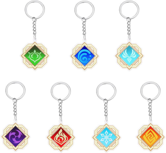 Genshin Impact - Vision Elements - Keychain ($500 each)