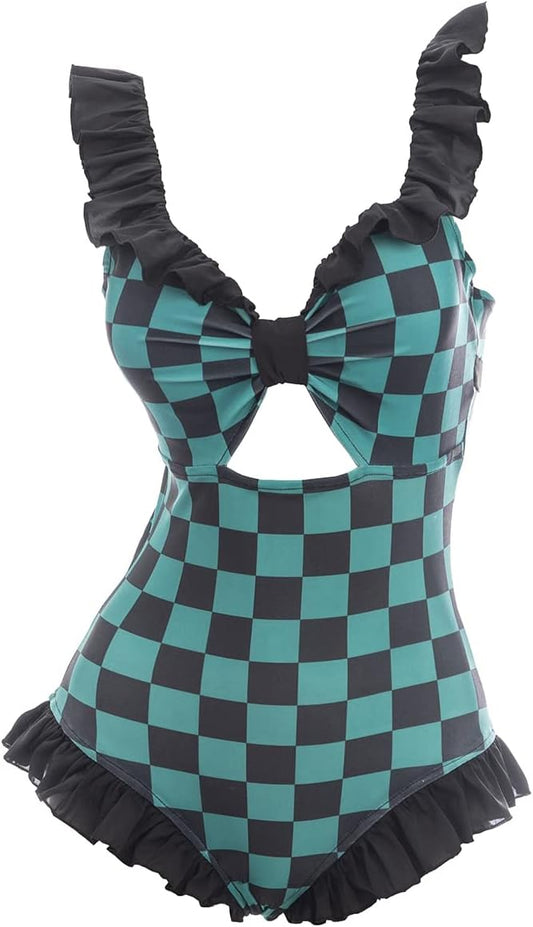 Demon Slayer - Tanjiro Pattern - Swimsuit (X-Large)
