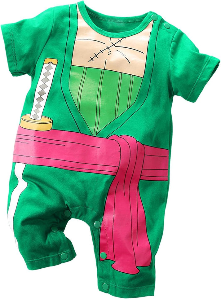 Soft Baby Romper Anime Zoro Graphic For 1 To 3 Years